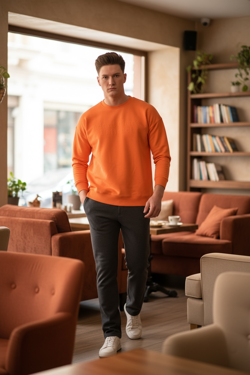 Silken stride - Sweatshirt with a long sleeves - Model 200