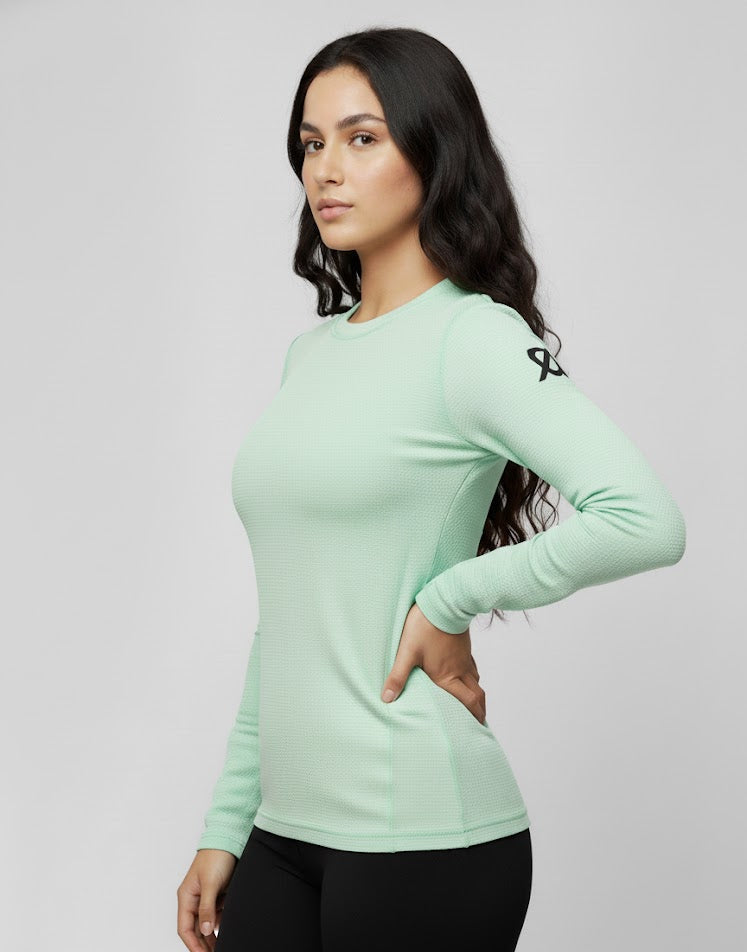 FusionWear - A women sweatshirt with a long sleeves - Model 6008